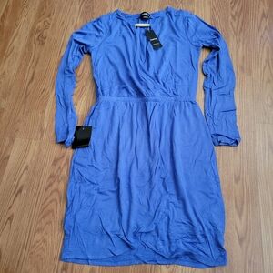 Bebe keyhole surplice wrap dress